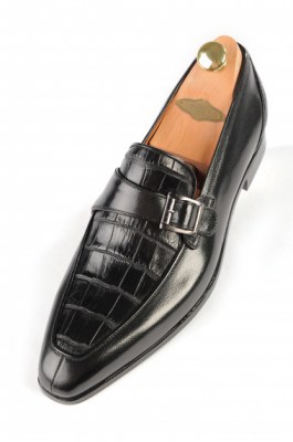 one strap croco loafer - 024-02